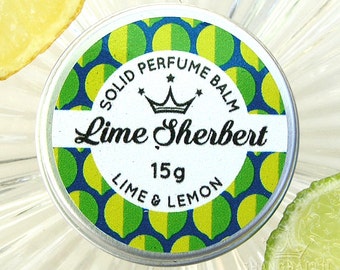 Lime Sherbert Solid Perfume Balm