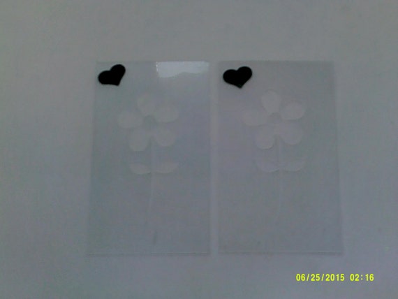 2 x daisy flower face painting stencils reusable many times