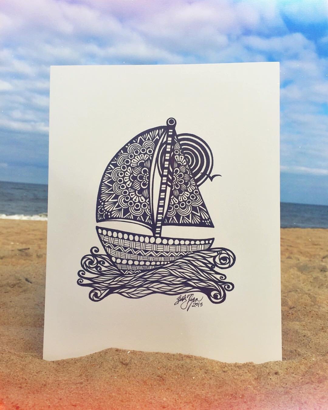 Zentangle Sailing By The Sea Il Fullxfull.843693084 Okq3