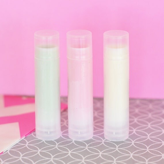 24 DIY Blank Lip Balm Tubes Personalized Lip Balms