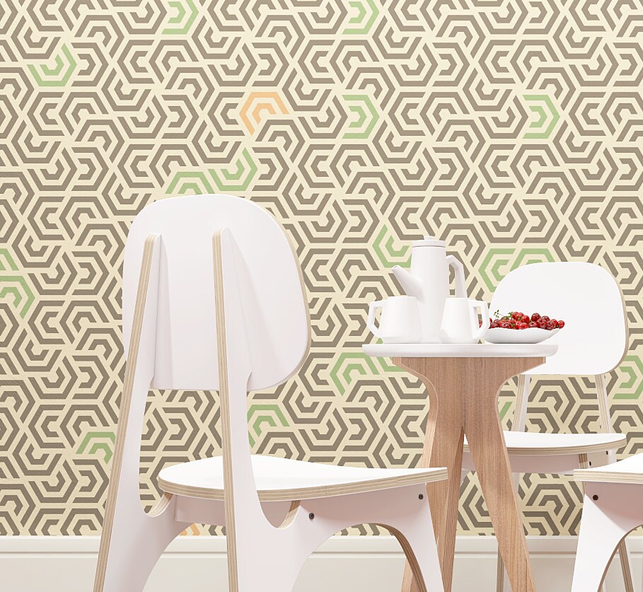 Unique and Modern Wall Stencil Seamless Pattern Stencil For