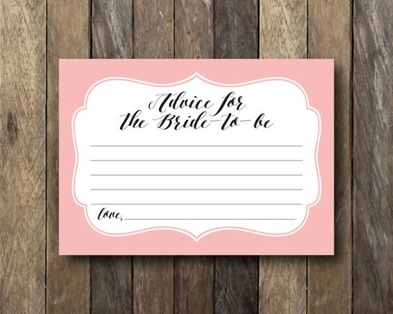Bridal Shower Date Night Card Printable by TheLionAndTheLark