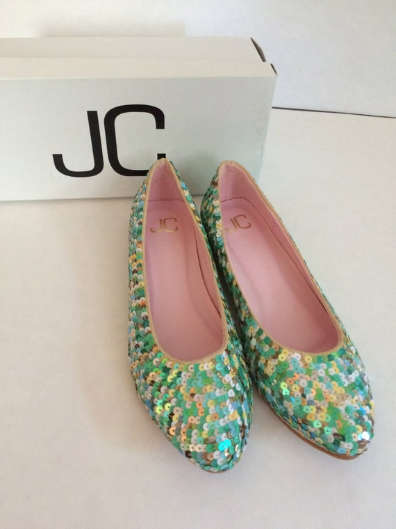 sequin shoes flats