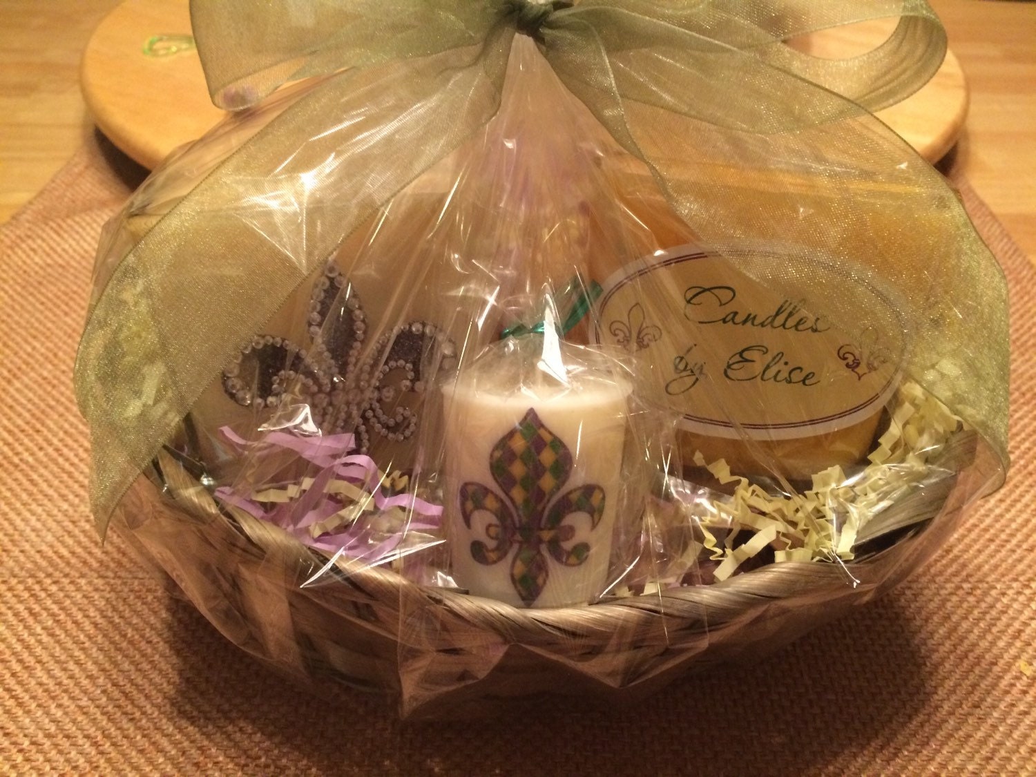 Candle Gift Basket