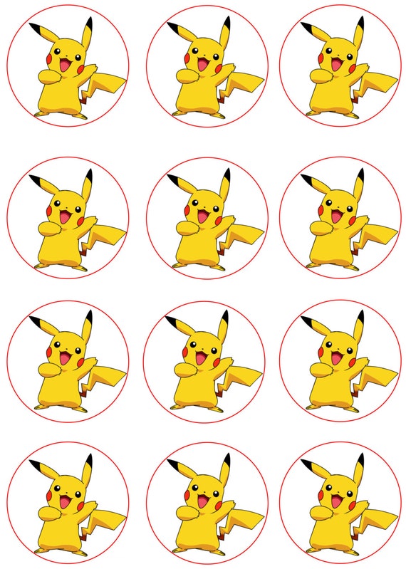 Top Pokemon Cupcake Toppers Printable Stone Website
