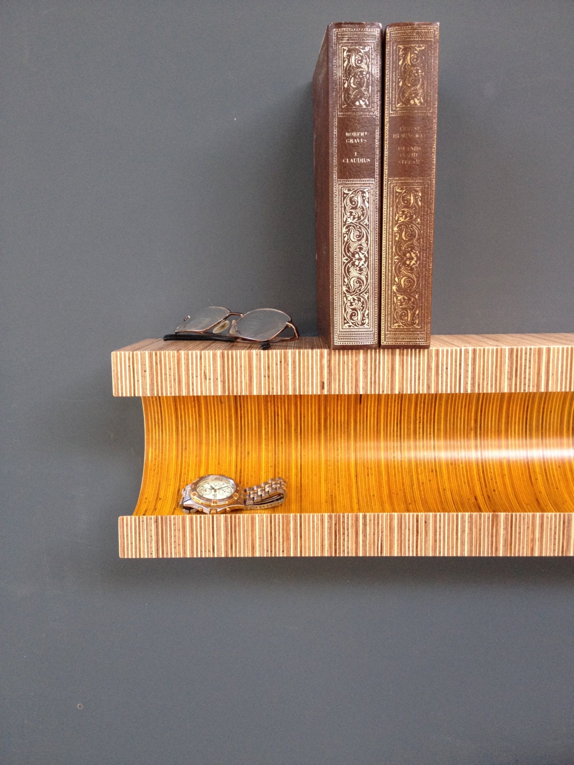 Yellow Floating Shelf