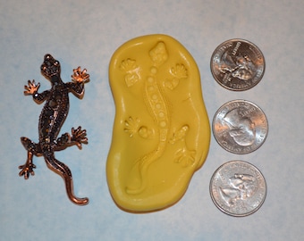 Lizard Silicone Mold, lizard mold, lizard fondant mold, gecko mold, gecko silicone mold