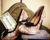 Marauders Map Harry Potter handmade shoes