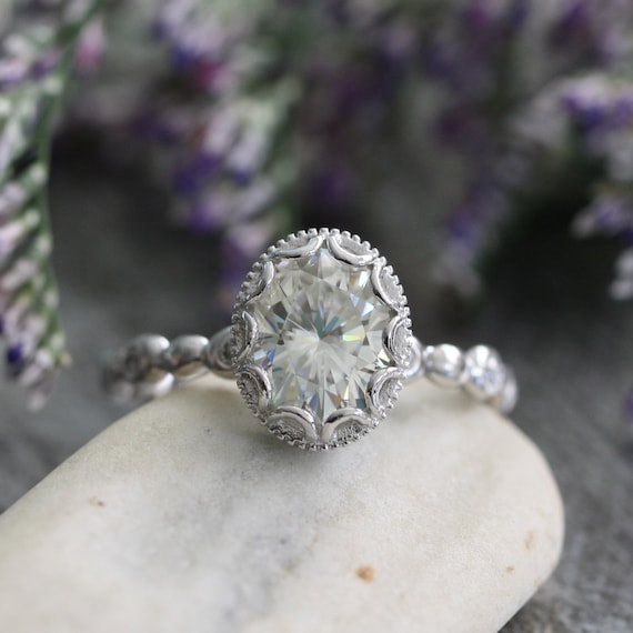 Moissanite engagement rings usa