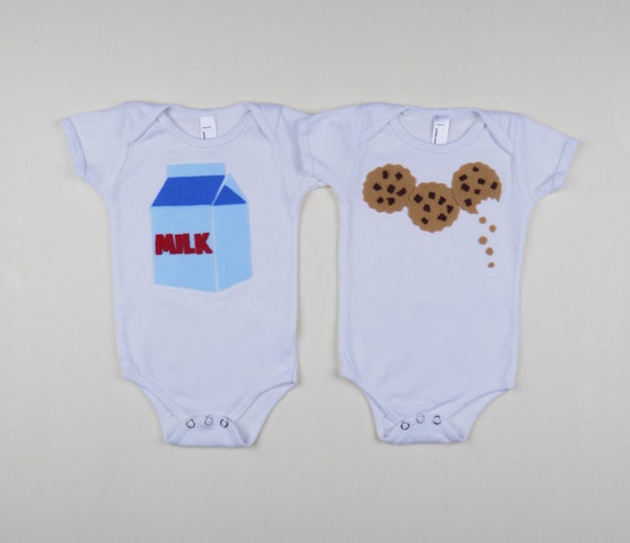 Milk And Cookies Food Funny Trendy Hipster Baby By Jamjamsjam