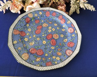 Vintage Royal Doulton D4252 'Persian Anemone' 1928-1931 Decorative 10" Plate