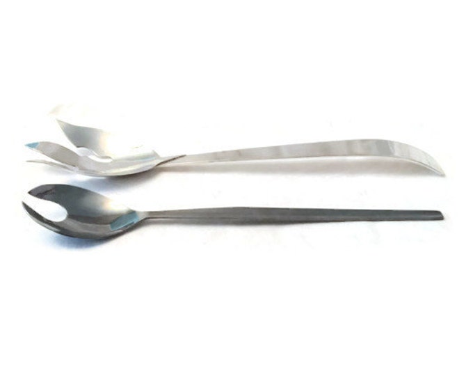 Mid-Century Vegetable Serving Set 2 Piece - Royal Hickman Silver Plate by Three Crowns Silversmiths