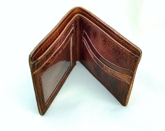 Handmade leather wallet