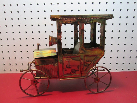 Copper Antique Car Music Box Vintage Antique by Knobbing4Apples