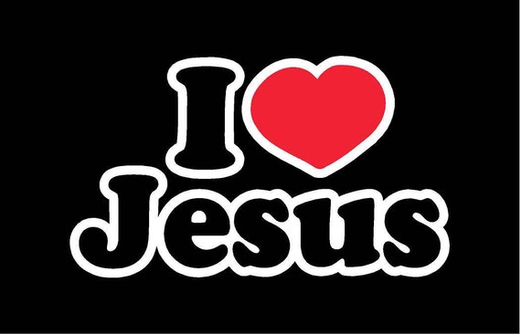 Jesus Heart Decal 6028