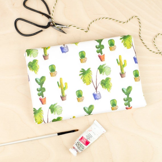 luxury cactus christmas gift wrap succulents cacti urban luxury cactus christmas gift wrap succulents cacti urban