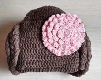 Princess Leia hat from Star Wars - for Halloween / Cosplay / Baby Shower Gift