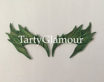 Poison Ivy Eyebrows Glitter Accents, Poison Ivy Eye Mask, Mask, Eyebrows, Cosplay, Poison Ivy Costume, Comic Con, Halloween, Fairy, Faerie