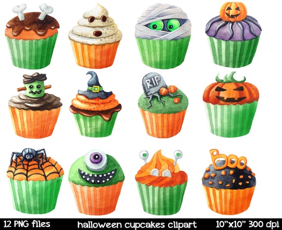 free halloween cupcake clipart - photo #47