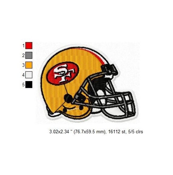 San Francisco 49ers Sports Embroidery Designs by Estanline