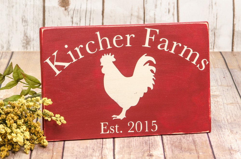 Family Farm Sign Personalized Farmhouse Signs by DesignedSigns