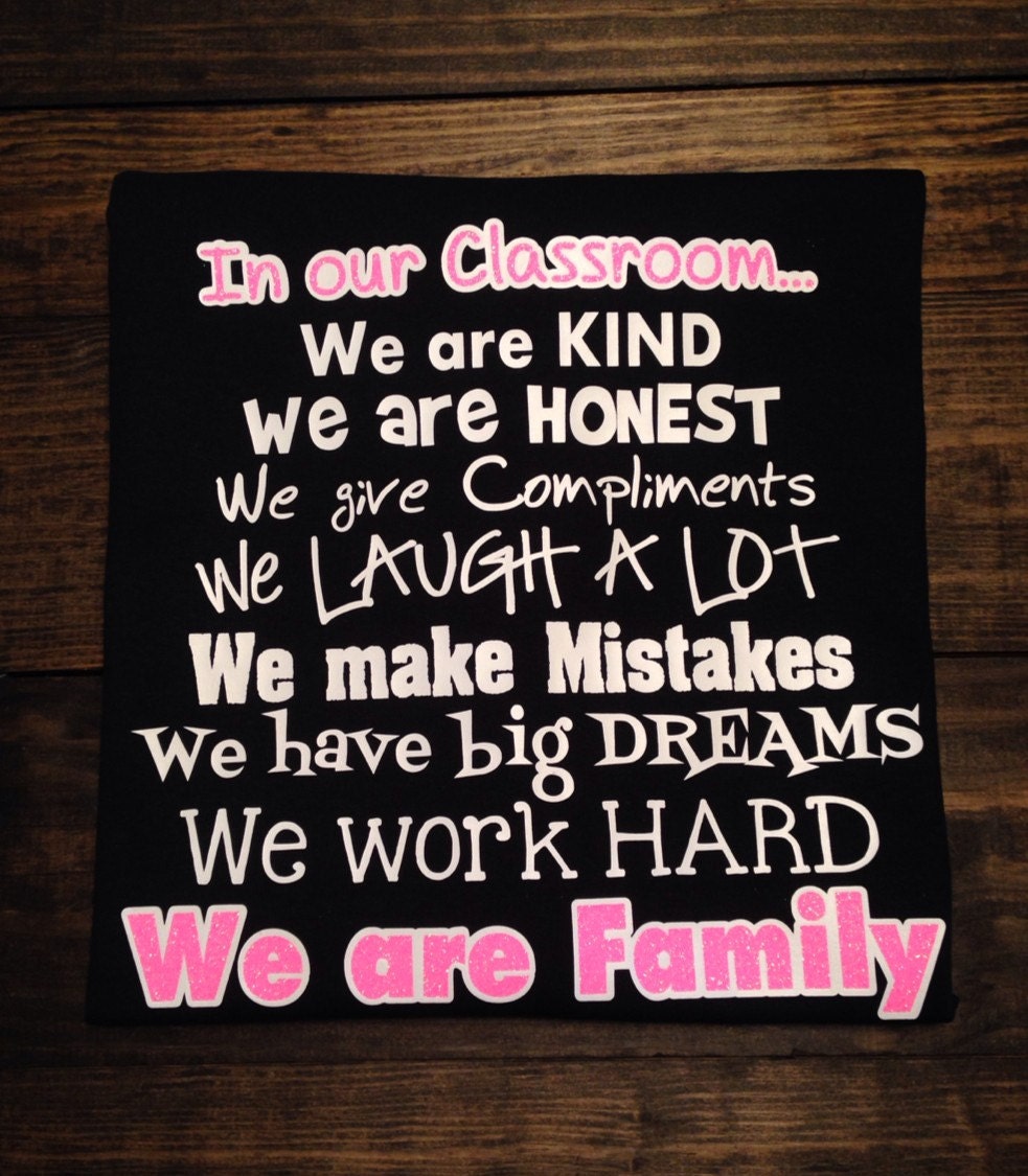 Teacher Shirts In Our Classroom We Are Family Teacher