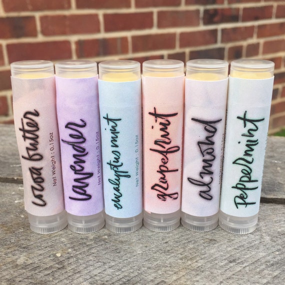 Lip Balm Essential Oil Lip Balm Sampler by FriendlyBodyProduct