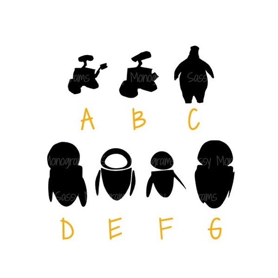 Magic Band Vinyl Decal WallE Eve Disney Pixar WallE