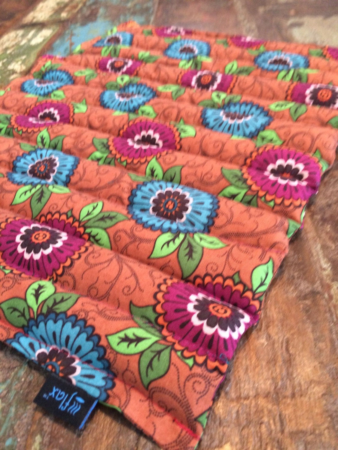 SALE Large Microwaveable Flaxseed Heating Pad Lavender Oil