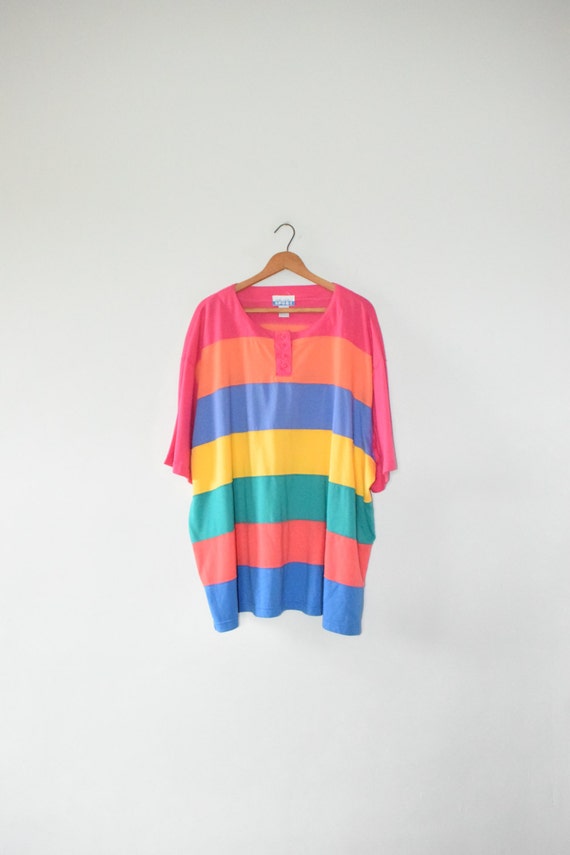 80s colorblock shirt