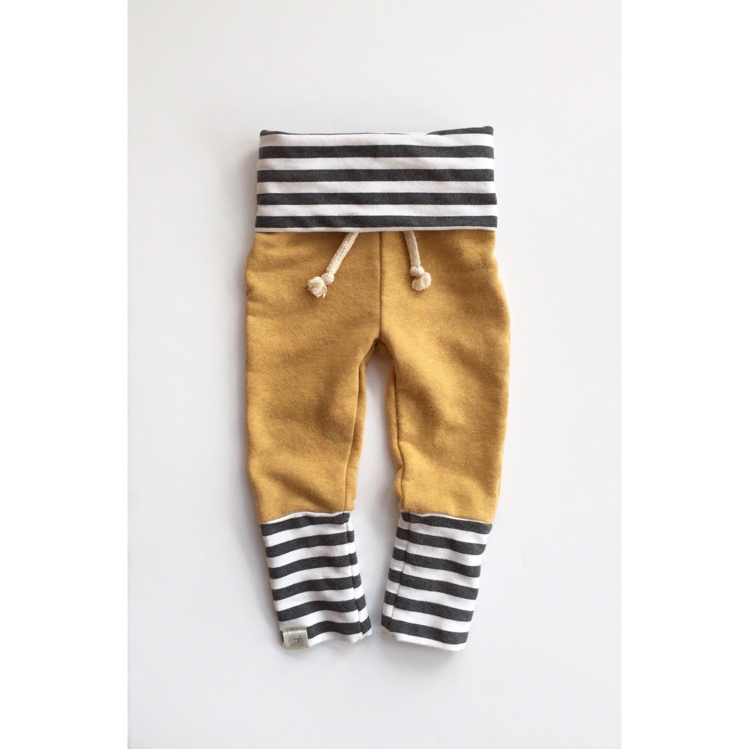 yellow toddler sweatpants