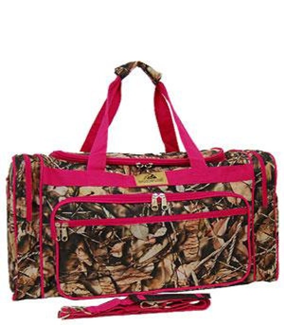 Hot Pink Camo Duffle Bag
