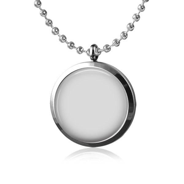 Digital Photo Template Memory Locket. 20 mm Setting Pendant