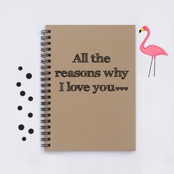 All the Reasons Why I Love You 5 x 7 Journal