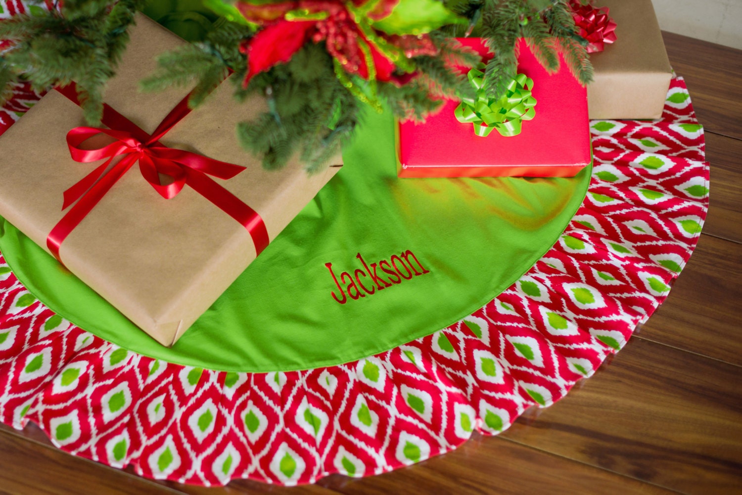 burlap christmas tree skirt ruffle tree skirt monogram tree burlap christmas tree skirt ruffle tree skirt monogram tree