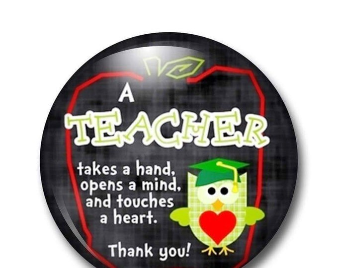 Handcrafted Magnets - Refrigerator Magnets - Magnets - Teacher Gifts - Gifts Under Ten - Office Gift - Secret Santa Gift
