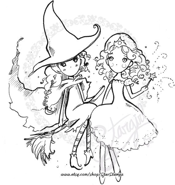 Wicked Elphaba Glinda Musical Coloring - Il 570xN.836944272 B5kf
