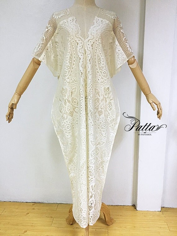 lace caftan gown