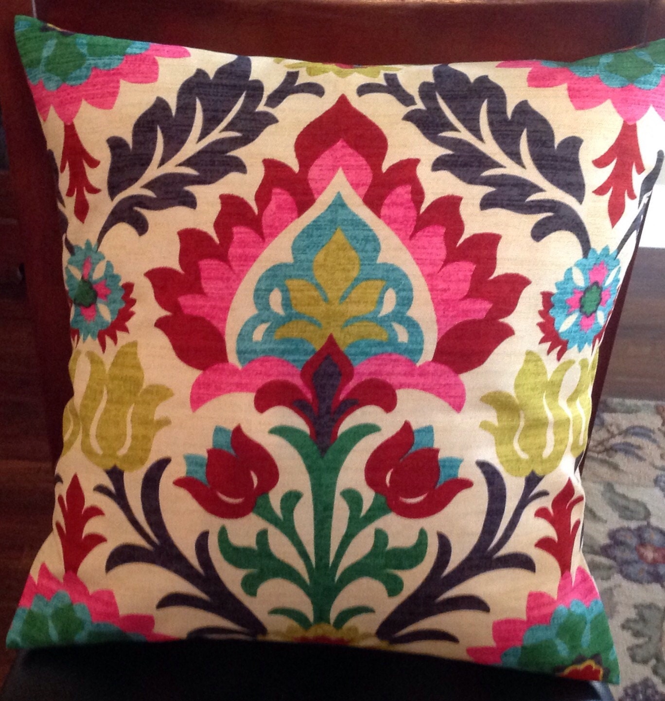 SALE: WAVERLY Santa Maria Desert Flower decorative pillow