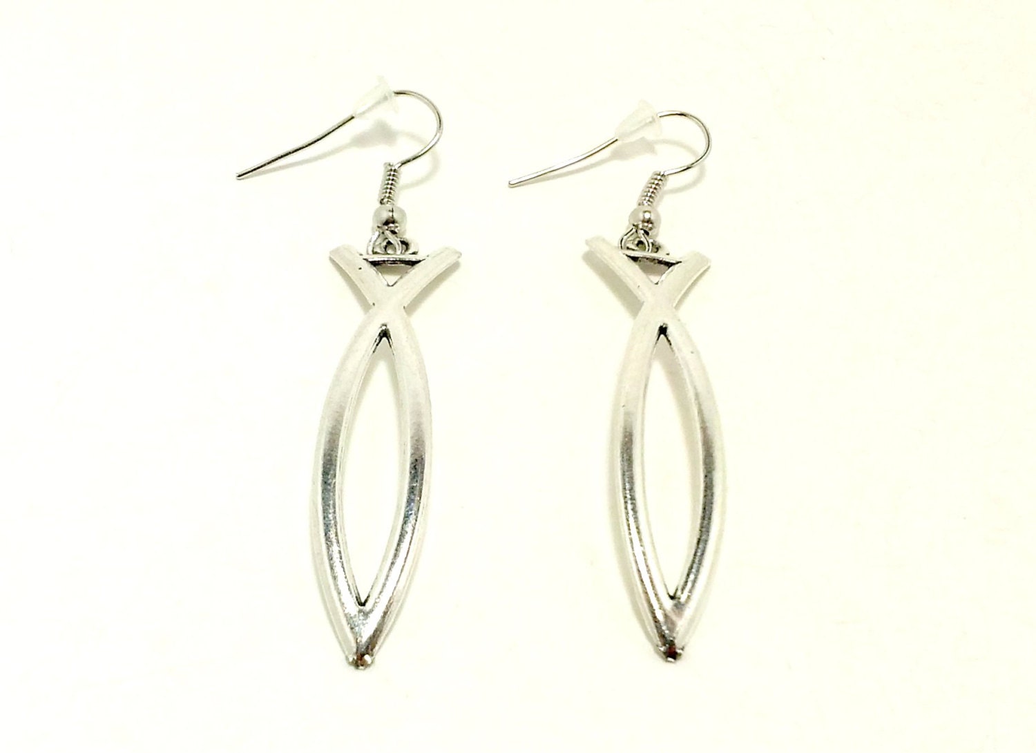 Fish Earrings Christian Jewelry Fish Jewelry by ShamisesBlissful