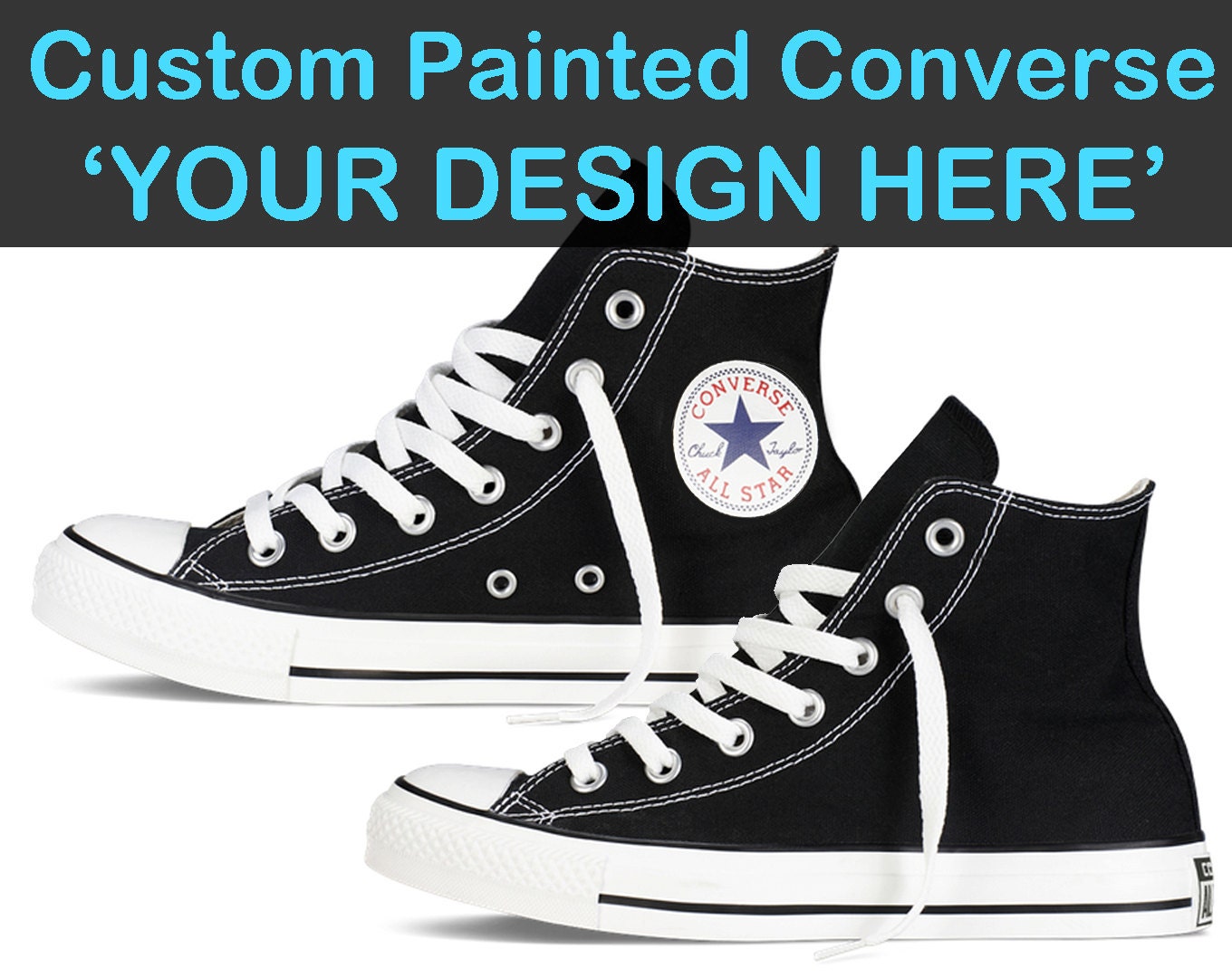 Custom Converse Painted Shoes Choose Your Design Hand Painted