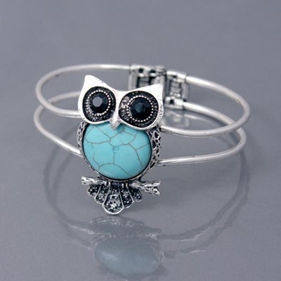 Owl Bracelet by GypsyByDesign on Etsy