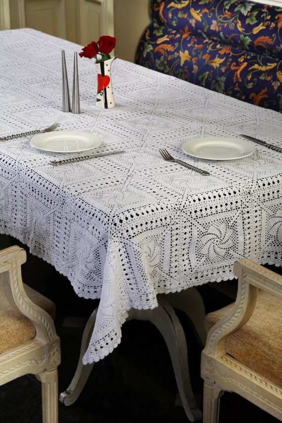 gifts graduation crochet Cotton Handmade Crochet Tablecloth Crochet  100 design Oroshi   Throw