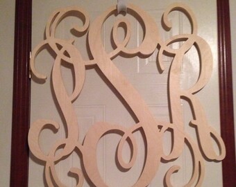Wooden Monogram Wall Hanging sale sale item large inch wooden monogram letters vine room Wooden Monogram Wall Hanging sale sale item large inch wooden monogram letters vine room