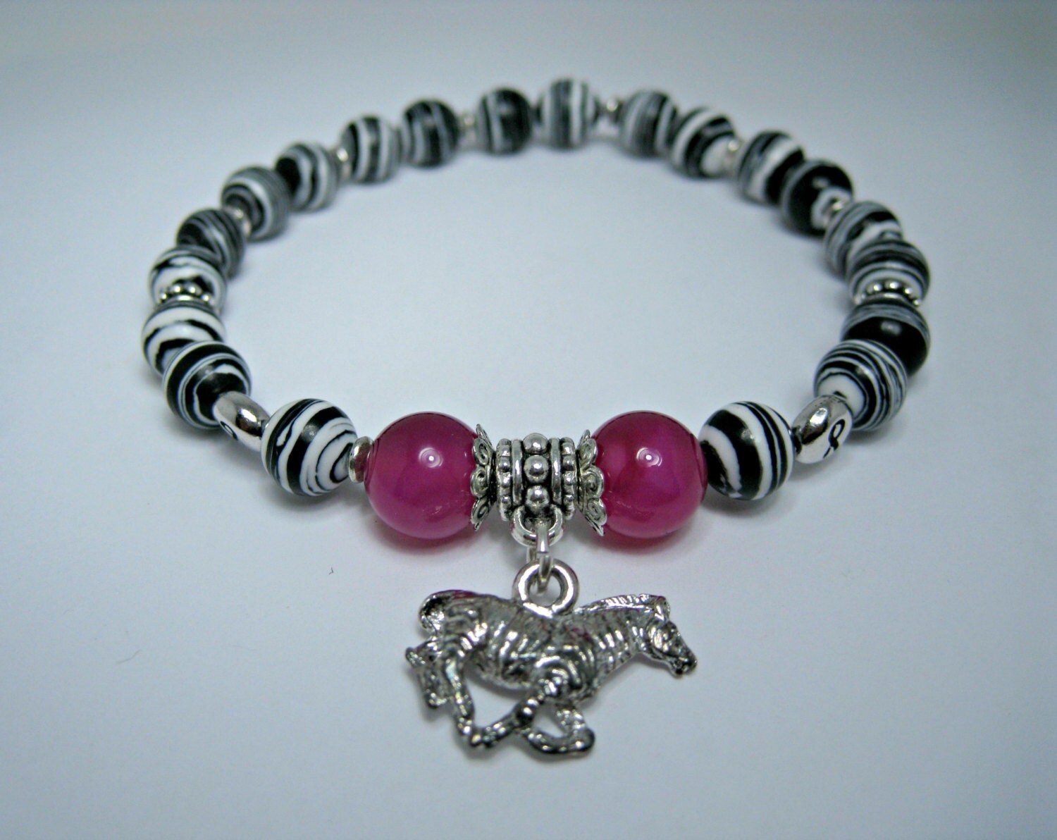 Neuroendocrine Cancer Awareness Bracelet by ArtistryJewels on Etsy