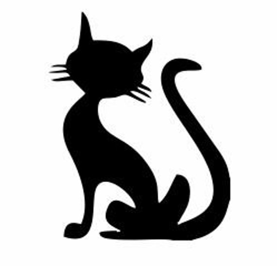 Cat Decal for Cars and Walls: Halloween Decals Car Lover
