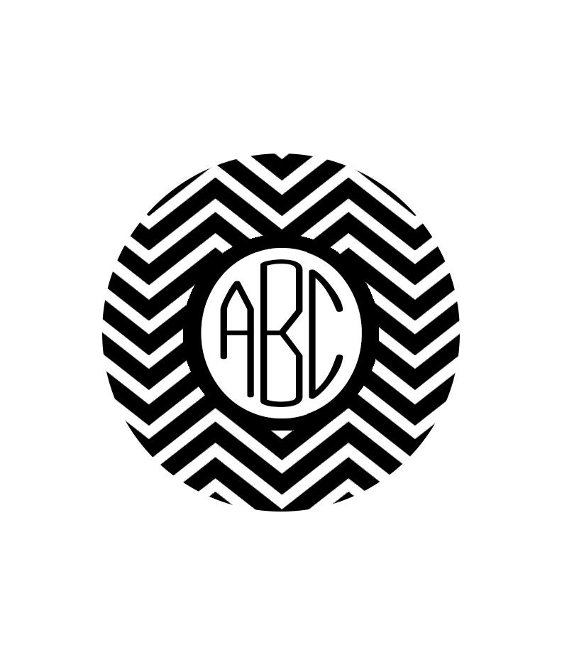 Download Chevron Monogram SVG DXF Files for Cricut Design Space