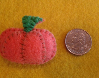 Fall Pumpkin felt pin