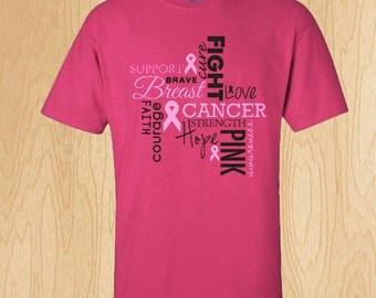 Support Breast Cancer Awareness T-shirt