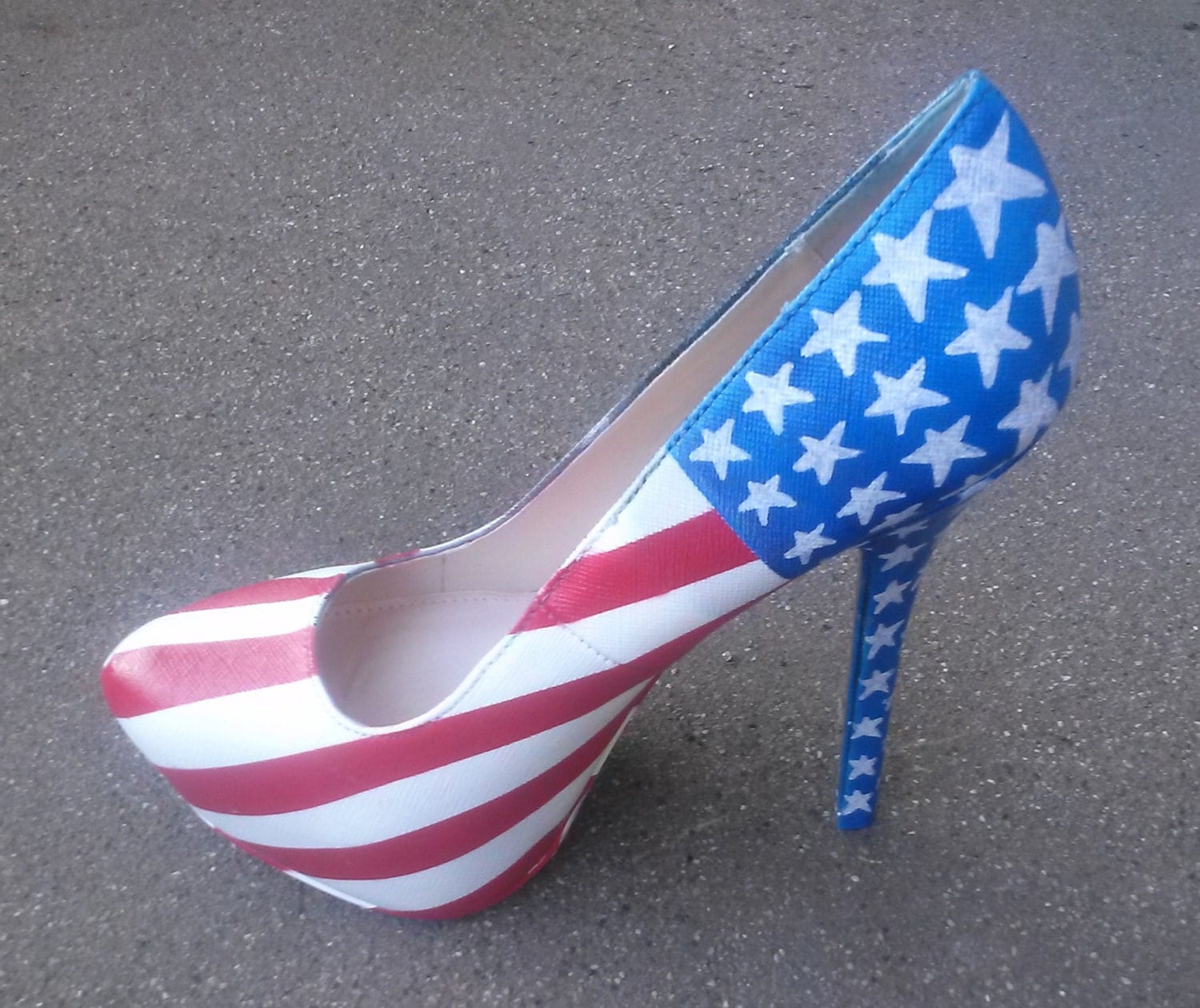 Patriotic Heels / American Flag Heels / 4th Of July Pumps